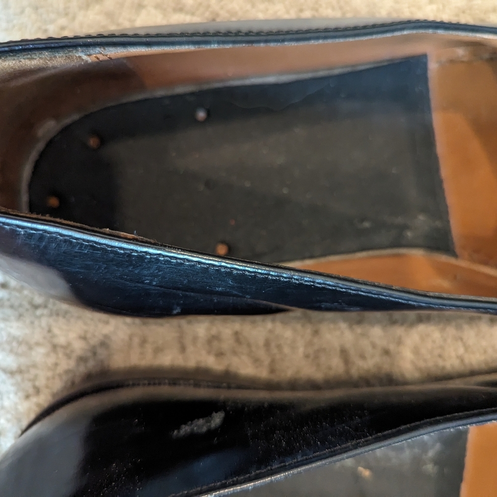 Bostonian Men's Black Leather Dress Shoes Size 13 M - Picture 3 of 5
